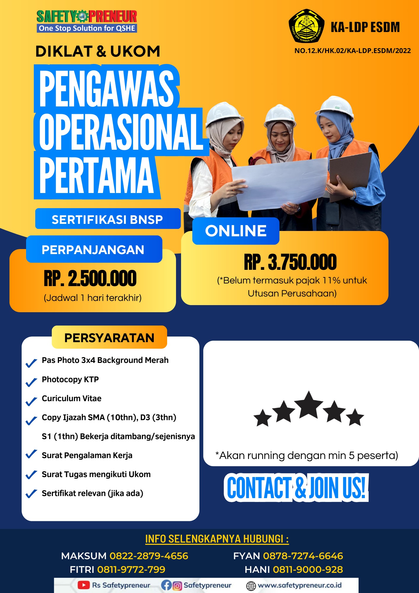 Pengawas Operasional Pertama (POP)