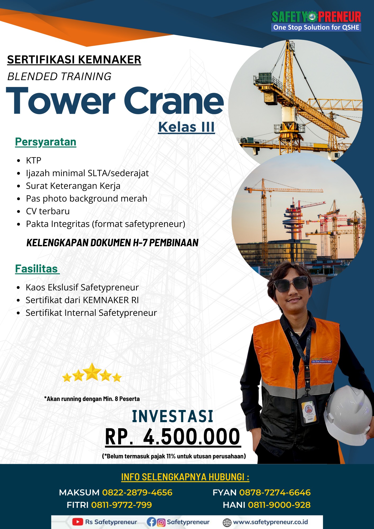 Tower Crane Kelas III