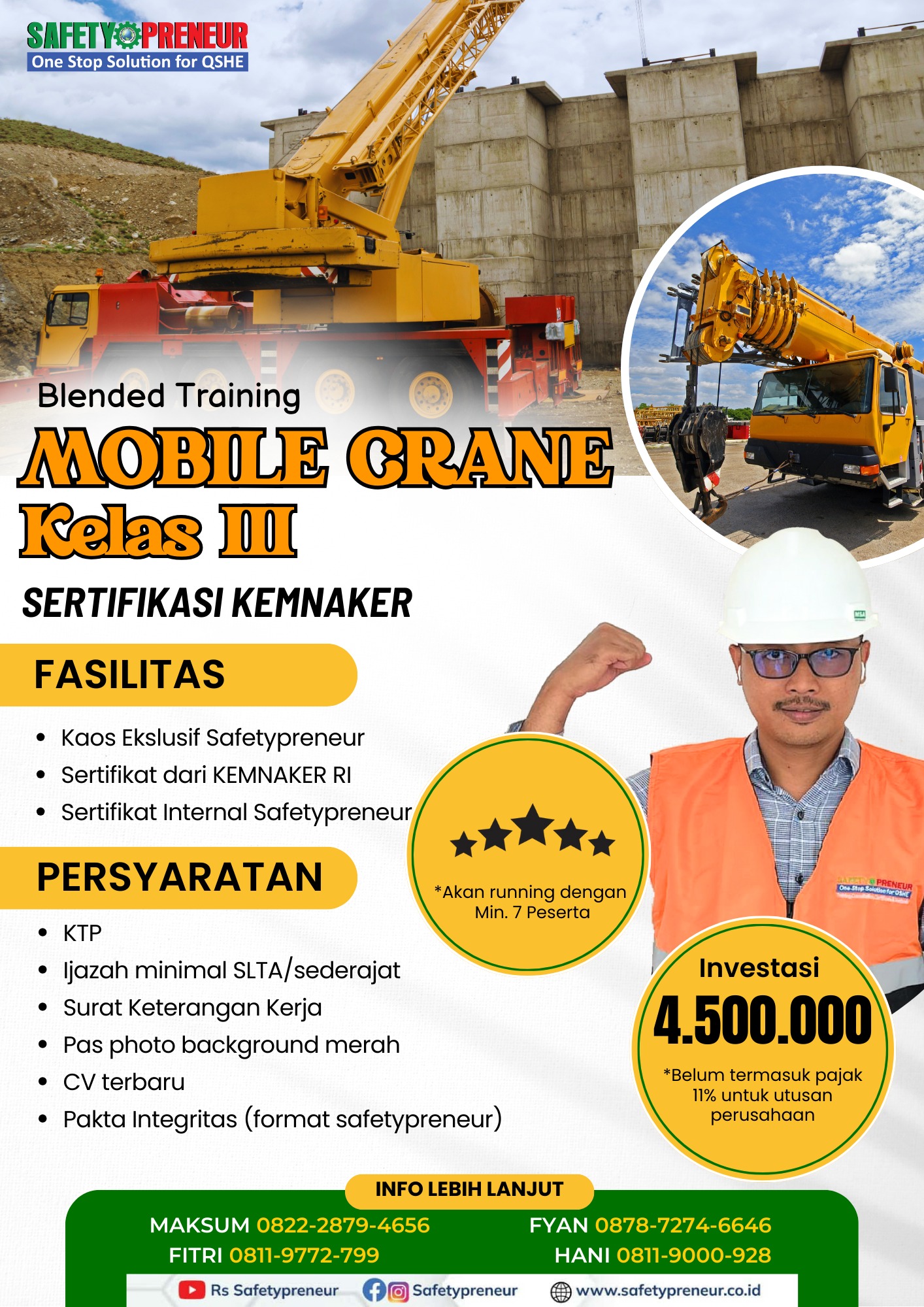 Mobile Crane Kelas III