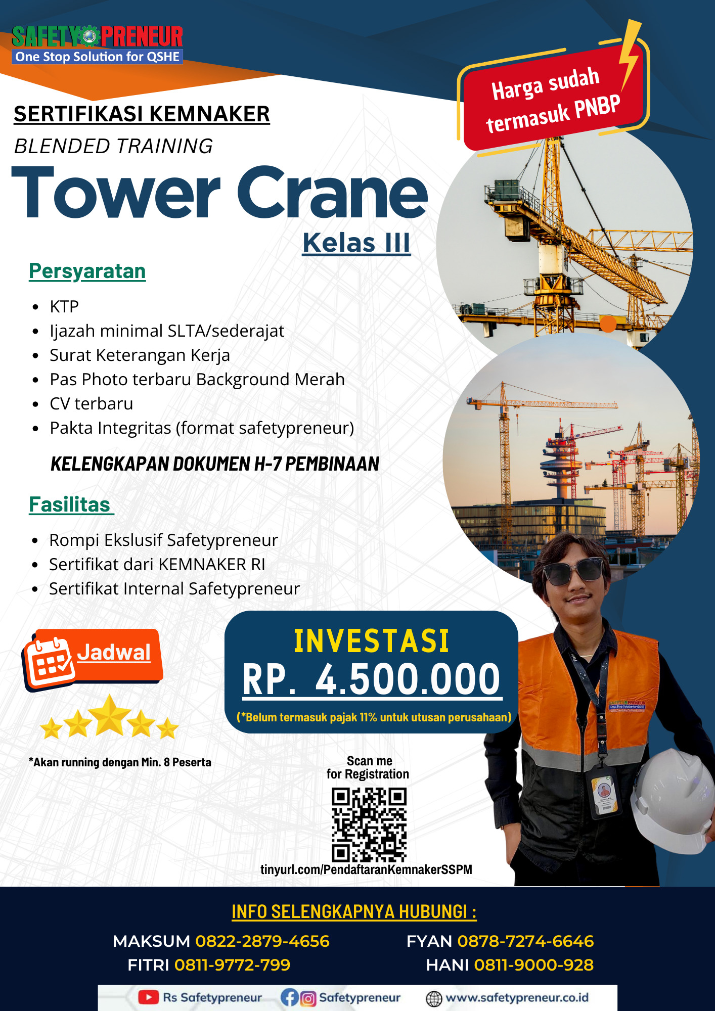 Tower Crane Kelas III